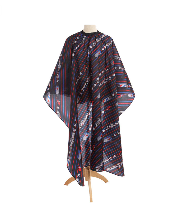 Professional hairdressing cutting hair cape